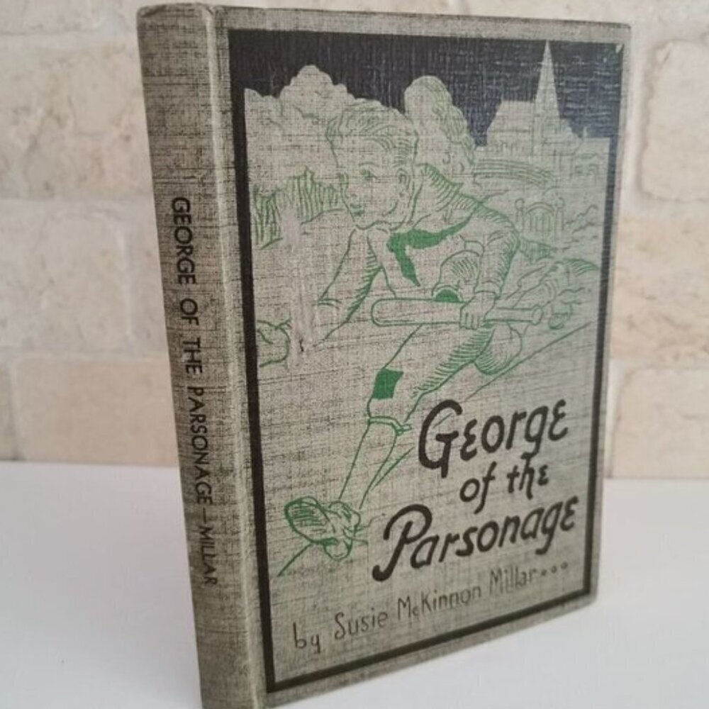 1943 George of the Parsonage Vintage Book Kids Adventure Story Cover Art Library